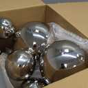 Shappy 6 Pcs Sensory Reflective Balls Stainless Steel Gazing Mirror Balls for Back to School Color Image Reflection Bedroom Ornaments (1.5,2.5,3,3.9,4.7,5.9 Inch)