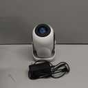 Electric Focus Projector with WiFi 6 and Bluetooth 5.0, Mini Portable Native 720P with 4K Support, Smart Projector Built in Android 14, Auto Vertical Keystone, Home Movie Projectors for Outdoor (White + Black)