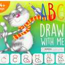 Drawing with Alphabet Learning Letters Tracing ABC Handwriting Toys Set Educational Game Birthday Gift for Preschool Activities Girl Boy 3-6 Years Old Kids