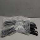 Beeveer 10 Pcs Foam Padded Hangers Black Non Slip Sponge Padded Hangers for Women Clothing with Hooks Save Space for Coat, Sweaters, Blouse, Wedding Dress, Clothes