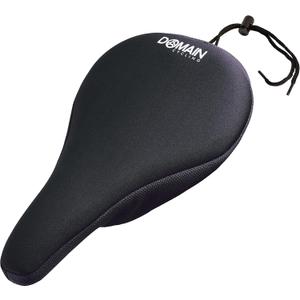 Domain Cycling Bike Seat Cushion - Ultimate Comfort, Fits Peloton Seat Cushion and Most Exercise and Spin Bikes, Padded Gel Bike Seat Cover to Make Peloton Bicycle Seat Comfortable, 10.5x7