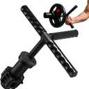 Strong Arm Forearm Trainer & Wrist Strengthener, Adjustable Alloy Steel Forearm Bar Grip Trainer with Non-Slip Handle & Clamp, Portable Forearm Exerciser for Home Office Gym