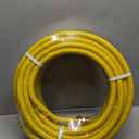 Grehitk 70ft 3/ 4'' Flexible Gas Line, CSST Corrugated Stainless Steel Tubing Pipe Kit, Natural Gas Line Propane Pipe Conversion Kit Grill Hose with 2 Male Adapter Fittings (70ft 3/ 4'')