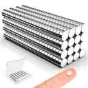 400 Pack Magnets, Caturledas 5x2mm Small Round Magnetic Rare Earth Neodymium Refrigerator Magnet for Home Kitchen Office School Crafts 3D Printing Industrial Scientific Purpose, Silver