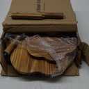 4 Tier Flower Shape Cupcake Stand, Wood Cupcake Tower Stand for 24 Cupcakes, Cupcake Holder Tiered Tray Stand, Cake and Cupcake Stand Combo Perfect for Wedding/ Tea Party/ Baby Shower Birthday