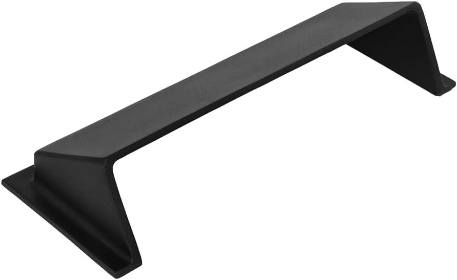 PRIMA Decorative Hardware Floor Vent Air Deflector/Diverter 4"x14" Modern Design, Heavy Duty, Cast Aluminum Air Vent Deflectors - Rust Free, Powder Coated Finish Floor Vent Deflectors - Black