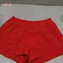 Aurefin Lightweight Athletic Shorts for Women, Quick Dry Running Shorts with Zip Pocket and Liner Womens Gym Workout Shorts (Red, S)