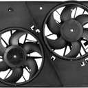 BOXI 620-039 5137714AA Dual Engine Cooling Fan Assembly Fit for Dodge Challenger 2008-2010 for Chrysler 300 2005-2010 Charger 2006-2010 Magnum 2005-08