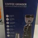 SHARDOR Professional 64mm Burr Coffee Grinder with 100 Grind Settings and All-Metal Chamber, Coffee Bean Grinder with Adjustable Electronic Timer and LED Display, Anti-Static,Black, 120V Only