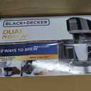 Black+Decker Dual Brew 14-Cup Carafe Single Serve Coffee Maker with Auto-Clean Function, Compact Design, K-Cup & Reusable Ground Filter Compatible with 70 oz. Water Reservoir & Fast Brew Technology