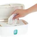 Nuby Baby Wipe Dispenser - Easy-Open Lid and Weighted Plate for Smooth Dispensing - Clear View Window