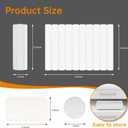 Stone Dish Drying Mat for Kitchen Counter, 24"x16" Collapsible Large Stone Dish Drying Mat Eco-Friendly Absorbent Diatomaceous Earth Mats for Cups Dishes Bottles(White)