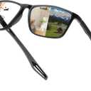 Full Frame Photochromic Multifocus Reading Glasses Blue Light Blocking Transition Computer Readers Sunglasses (3.0, Black)