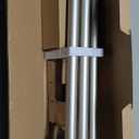 TONIAL Curtain Rods for Windows 28 to 48 Inches, Telescoping Splicing 3/4 Curtain Rod 32 to 43 Inch, Christmas Decorative Single Drapery Rod with Acrylic Finial, Nickel