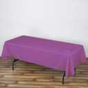 AK TRADING CO. 60 x 126-Inch Rectangular Polyester Tablecloth - Made in USA - Wrinkle-Resistant, Flame Retardant, Durable Party Table Cover, Banquet Tablecloth, Wedding Table Cover - Plum