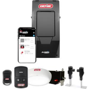 Genie 6172H-O Wall Mount Smart Garage Door Opener with Aladdin Connect, Wall Mounted Compact Space Saving Opener
