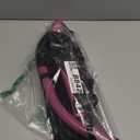 Snorkeling Gear for Adults, Adult Snorkel Mask Set Scuba Diving Dry-Top, Swimming Goggles w/Nose Cover, HD Tempered Glass Panoramic Anti-Leak Anti-Fog, Travel Snorkeling Packages Storage Bag, 2 Pack (Black+Pink)