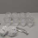 HIGIINC Iced Coffee Cups With Lids and Straws 8 Pcs, 16 OZ Unbreakable Glasses Drinking Set,Clear Plastic Cups Reusable Iced Coffee Tumbler with Lid and Straw, To Go Coffee Cups Dishwasher Safe