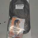 SEIKEA Versatile Drawstring Ponytail Extension, 26" Long Wavy Multi Layered Clip in Ponytail Hair Extensions Stand Up High Fake Pony Tail Soft Natural Synthetic Hairpiece Silver Grey to White