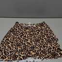 SHEKINI Women's Swimskirt Double Ruffle Layers Swimsuit Skirt with Attached Bikini Bottom Size S