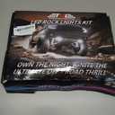 8 Pods RGB LED Rock Lights for Jeeps Trucks Golf Cart ATV UTV RZR SUV Offroad Pickup Car, Waterproof Multicolor Underglow Kit with APP Music Mode Underbody Neon Light Vehicle Underneath Accent 12V