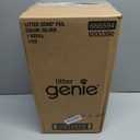 Litter Genie Standard Pail (Silver) | Cat Litter Box Waste Disposal System for Odor Control | Includes 1 Square Refill Bag