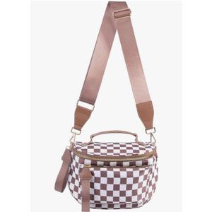 Brand: MEISEY4.64.6 out of 5 stars(84)Checkered Crossbody Bag Bum Bag For Women,Spacious Checkered Purse Fanny Packs,Upgraded Version With Carry Handle
