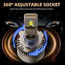 9006/HB4 Bulbs, 6500K Super Bright, Off Road Light or Fog Light Bulbs, Cool White, Plug and Play, Pack of 2