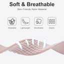 Ouwegaga Elastic Band Compatible with Fitbit Versa 4 Bands/Sense 2/Sense/Versa 3 Bands for Women Men, Adjustable Stretchy Nylon Solo Loop Sport Strap Compatible with Fitbit Smartwatch, 6 Packs