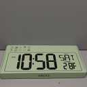 XREXS Large Digital Wall Clock WiFi Sync, 16.5 in Large Display Wall Clock with Temperature/Date/Week, LED Big Digital Timer Clock with Remote Control, Alarm Clock for Home and Office, Auto-dimming