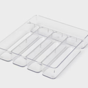 5-Compartment silverware or utensil drawer organizer