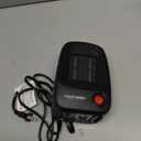 Pro Fusion Ceramic Space Heater, Portable Indoor Heating Solution, With Overheat and Tip-Over Protection, Thermostat, Non-Oscillating, 1500W, 7.52"D x 6.34"W x 9.45"H, Black