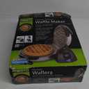 Presto Ceramic Flipside Belgian Waffle Maker, 7 inches (Pack of 1), BlackGray