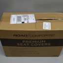 Road Comforts Baja Blanket Seat Covers Gray Diamond Bucket Seat Covers Low Back Full Set - Jacquard Fabric, Airbag Compatible, Universal Fits for Most Cars, Truck, SUV, Vans