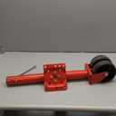 Upgraded Spoke Wheel Trailer Jack, 10" Vertical Movement, 1500 lbs, for RV, Boat, Trailer and More