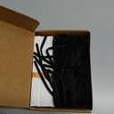 50 Pcs Place Cards for Table Setting -3.94"X1.57" Table Place Cards with Velvet Ribbon,Name Cards for Wedding Dinner Party Events (Black)