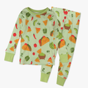 HonestBaby 2-Piece Pajamas Sleepwear Pjs 100% Organic Cotton for Baby, Toddler, Kids, Boy Size 7