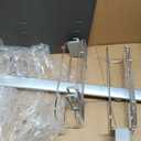 simplehuman Adjustable and Extendable Shower Caddy Large, Stainless Steel and Anodized Aluminum