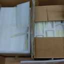 Homjoy 36 PCS Ivory White Pillar Candles with Glass Candle Holders Clear Hurricane Candle Holders Glass Cylinder Vases for Centerpieces Wedding Party, Event, Home Office (18 Candles+18 Candle Hoders)