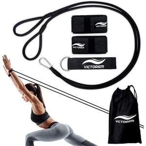 Victorem Throwing Mobility Bands - with Carrying Bag, Connecting Strap and Workout Guide - Baseball, Softball, Exercise Resistance J-Bands - Arm Strength, Conditioning, Warmup - PT