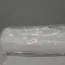 6 PCS Plastic Plant Tray Saucer, Rectangular Window Sill Plant Tray for Indoors Outdoor Flower Pots for Window Shelf, Clear Thick Plastic Plant Trays for Succulent Pot, Square Plant Saucers (Transparent)