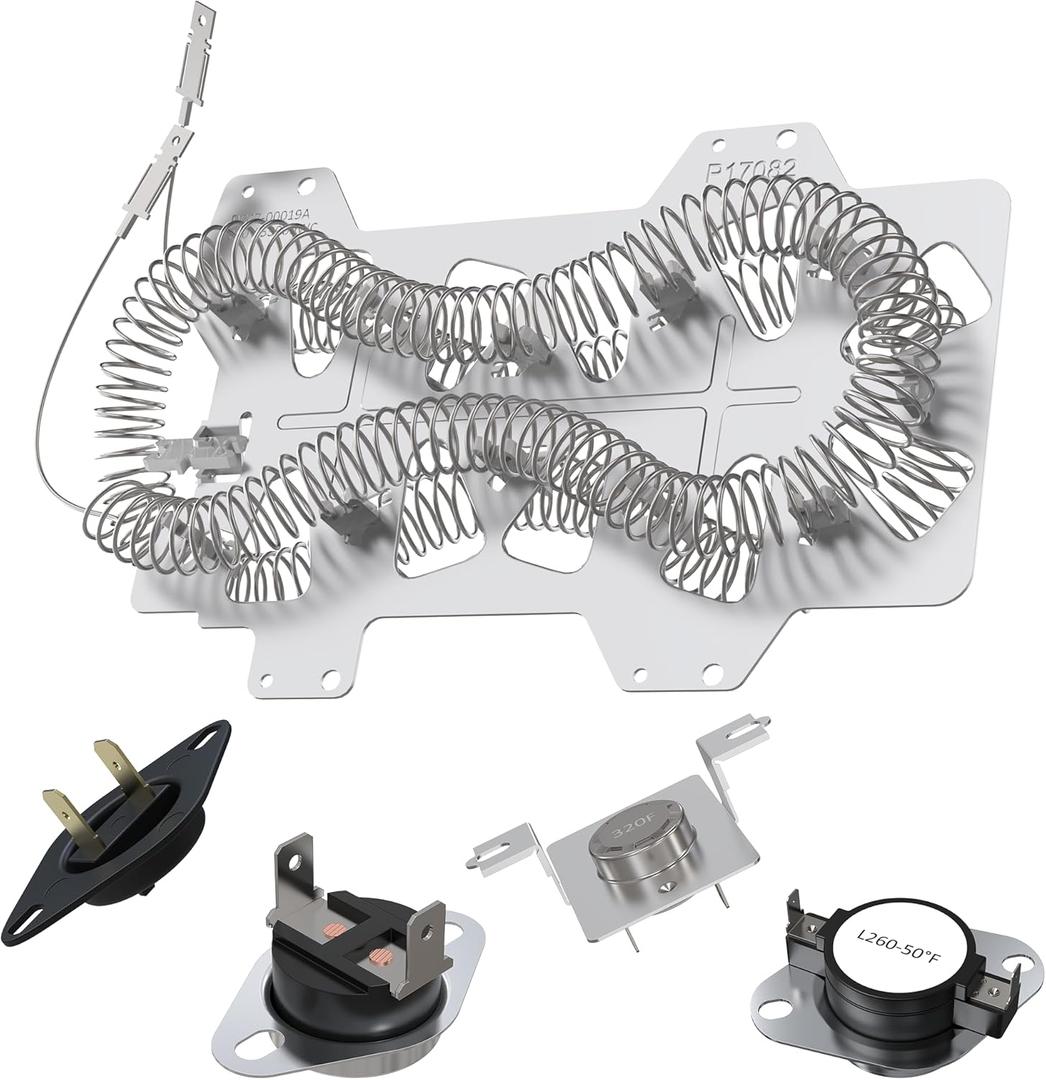 DV40J3000EW/A2 DV45H7000EW/A2 DV42H5000EW/A3 Heating Element Compatible with Samsung Dryer, DC47-00019A Dryer Heating Element for DVE50M7450W DV42H5200EW DV48H7400EW DVE50R5400V by AMI PARTS