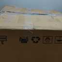 KISLOT Upholstered Dining Chairs with Removable Casters Barrel Side Armchair with Rollers for Diningroom Bedroom Livingroom Reading Room, Ivory, 1PCS