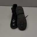 CCVON Girls Ankle Boots Lace Up Side Zipper Combat Shoes for Toddler/Little Kid/Big Kid (Black) 10