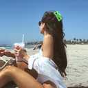 ISCRM Flower Hair Claw Clips for Women Girls,Cute Big Claw Clips for Thick/Thin Hair Claws,Plumeria Hibiscus Hawaiian Flower Hair Clips for Hair,Summer Beach Hair Accessories Gifts (varicolored)