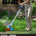 Weed Wacker Cordless, 20V MAX* Battery Powered, Runing Time 60mins, Weight only 5.2 lbs, Bladed Edger/Mower/Trimmer in 1 (with Two 2.0Ah)