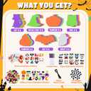 Max Fun 336PCS Halloween Crafts for Kids, Halloween Activities Foam Pumpkins for Crafts Stickers Gift Kits, DIY Art and Craft Set for Holiday Classroom Decorations Party Favors Supplies