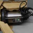 Wayne 58321-WYN3 CDU980E 3/4 HP Submersible Cast Iron and Stainless Steel Sump Pump with Integrated Vertical Float Switch, Large, Silver