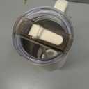 STANLEY Quencher ProTour Flip Straw Tumbler with Leakproof Lid | Built-In Straw & Handle | Cupholder Compatible for Travel | Insulated Stainless Steel Cup | BPA-Free (40 Ounces, Cream)