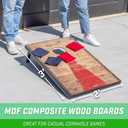 GoSports Portable Cornhole Sets, 8 Styles Choose 4 x 2 ft or 3 x 2 ft - Boards Include 8 Bean Bags, Travel Case, and Game Rules